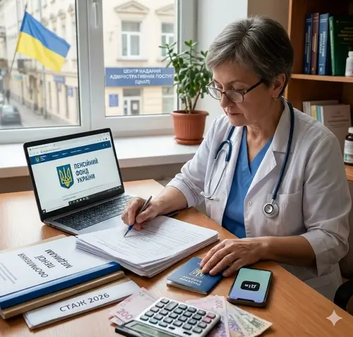 Оформлення пенсії медикам в Україні