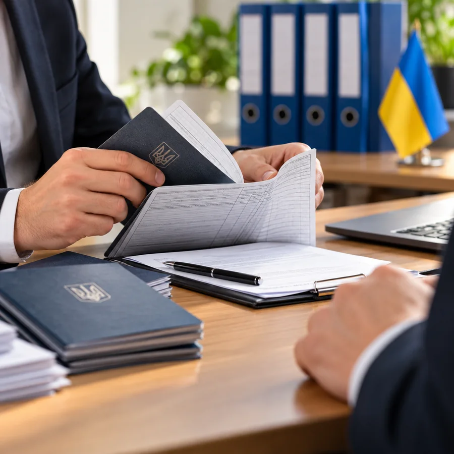 Проверка документов для оцифровки трудовой книжки